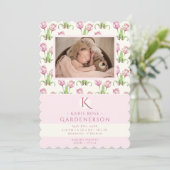 ピンクチューリップベビーガール発表 案内状 (スタンド正面)