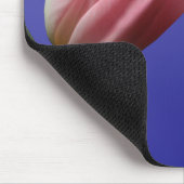 ピンクチューリップマウスパッド マウスパッド (コーナー)