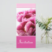 ピンクチューリップ招待状 招待状 (スタンド正面)