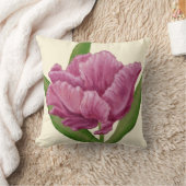 ピンクチューリップ枕 クッション (ブランケット)