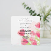 ピンクチューリップ結婚ズ 招待状 (スタンド正面)