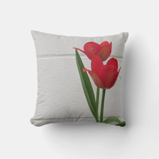 ピンクチューリップ | クッション (正面)