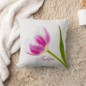 ピンクチューリップ クッション (ブランケット)