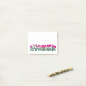 ピンクチューリップ ポストイット (デスク上)