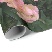 ピンクチューリップ ラッピングペーパー (ロールコーナー)