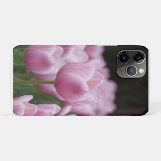 ピンクチューリップiPhoneケース Case-Mate iPhoneケース (裏面(横))