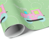 ピンクチョオ列車 ラッピングペーパー (ロールコーナー)
