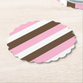 ピンクチョコレートバニラ ペーパーコースター (アングル)