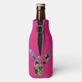 ピンクチワホアテーマドボトルクール ボトルクーラー (ボトル裏面)