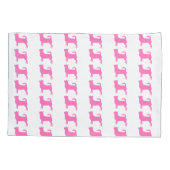 ピンクチワホアピローケース 枕カバー (裏面)