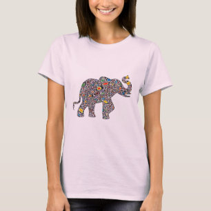 ピンクチータエレファント Tシャツ