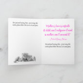 ピンクチータカブス義妹の母の日 カード (内部)