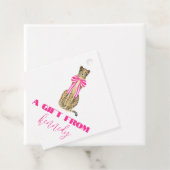 ピンクチータボウギフトラベル フェイバータグ (インサイチュ)