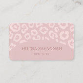 ピンクチータースキン名刺 名刺 (正面)