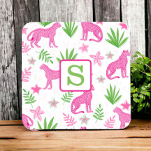 ピンクチータースモノグラム名門私立校風の白