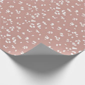 ピンクチーテアニマルプリントラッピング紙 ラッピングペーパー (角)