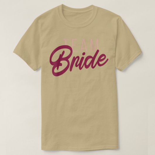 ピンクチームの花嫁431 Tシャツ (デザイン正面)