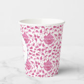 ピンクチ名門私立校風のノイスリーブライダルシャワーパーティー 紙コップ (左)