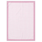 ピンクチ素朴ックテーブルクロスコテージダイニング テーブルクロス (正面)