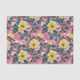 ピンクチ絵を描ノイスリーフローラ 薄葉紙