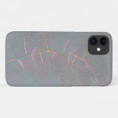 ピンクツイググレーコンクリート熱ツリーiPhone 11ケース Case-Mate iPhoneケース (裏面(横))