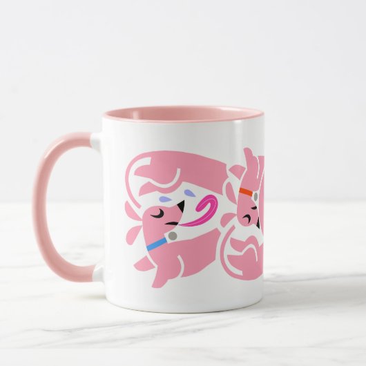 ピンクツイストドキシムグ マグカップ (左)
