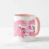 ピンクツイストドキシムグ マグカップ (正面右)