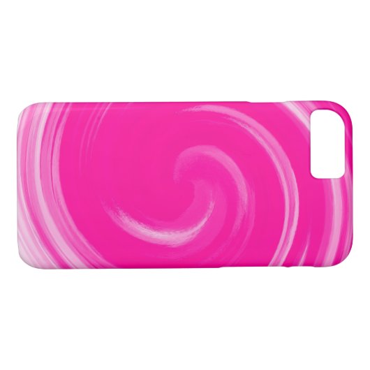 ピンクツイスト抽象芸術背景#2 Case-Mate iPhoneケース (裏面(横))