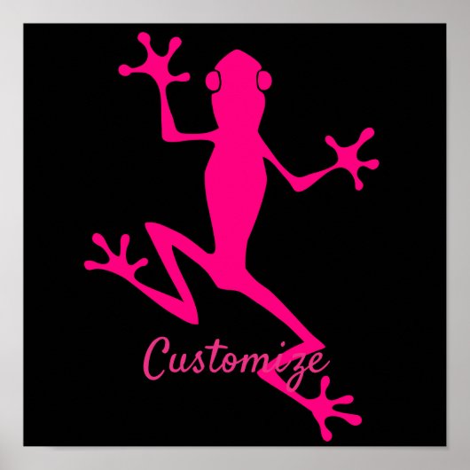 ピンクツリーフロッグサンダー_コーブ ポスター (正面)