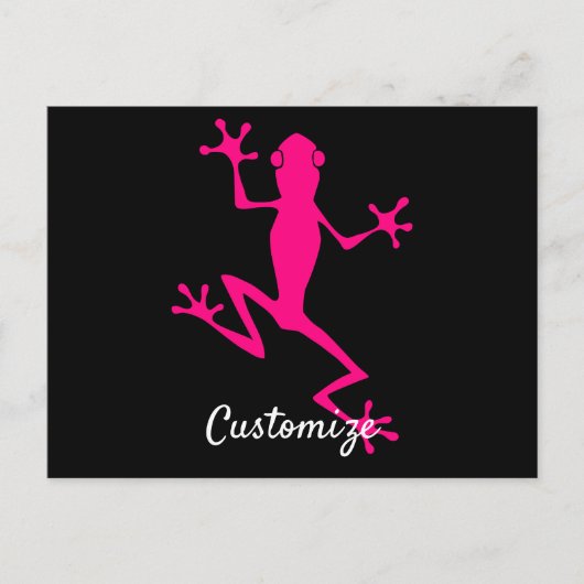 ピンクツリーフロッグサンダー_コーブ ポストカード (正面)