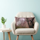 ピンクツリーブロッサムセレニティバースクッション ランバークッション (椅子)