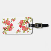 ピンクツリー花ラゲッジタグ ラゲッジタグ (正面横)