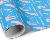 ピンクツールラップ紙 ラッピングペーパー (ロールコーナー)