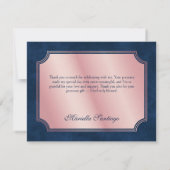 ピンクティアラクラウンエレガントキンセアニェラ サンキューカード (裏面)