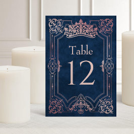 ピンクティアラクラウンエレガントキンセアニェラ テーブルナンバー