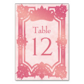 ピンクティアラクラウンエレガントキンセアニェラ テーブルナンバー (裏面)