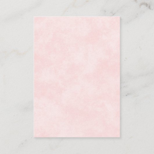 ピンクティアラクラウンキンセアニェラQR RSVP エンクロージャーカード (裏面)