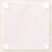 ピンクティファニーガラスコースター ガラスコースター (裏面)