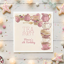 ピンクティーガール誕生日パーティー