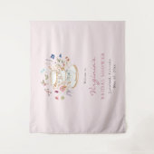 ピンクティーパーティータペストリー タペストリー (正面)