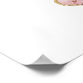 ピンクティーパーティーブライダルシャワーへようこそ ポスター (角)