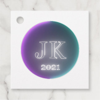 ピンクティール（緑がかった色）メッセージカード2021 フェイバータグ