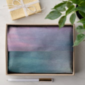 ピンクティール（緑がかった色）抽象芸術 薄葉紙 (ギフト)