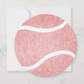 ピンクテガーリーニスをテーマにした誕生日パーティー 案内状 (裏面)