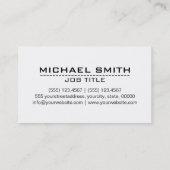 ピンクテクノドットエレガント白 名刺 (裏面)