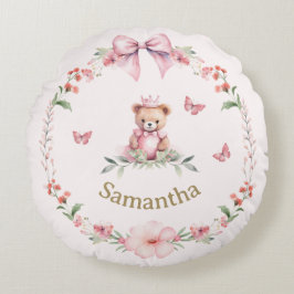 ピンクテディベアファンタジーズ ラウンドクッション