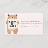 ピンクテディベアベビー依頼 エンクロージャーカード (正面)