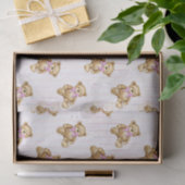 ピンクテディベアーズ&枕 薄葉紙 (ギフト)