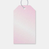 ピンクテニスデザイン ギフトタグ (裏面)