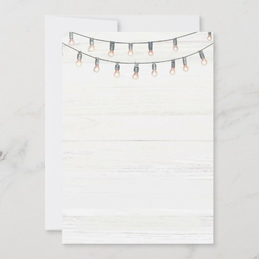 ピンクテペースリーポバーテントスランバーパーティー誕生日 招待状 (裏面)